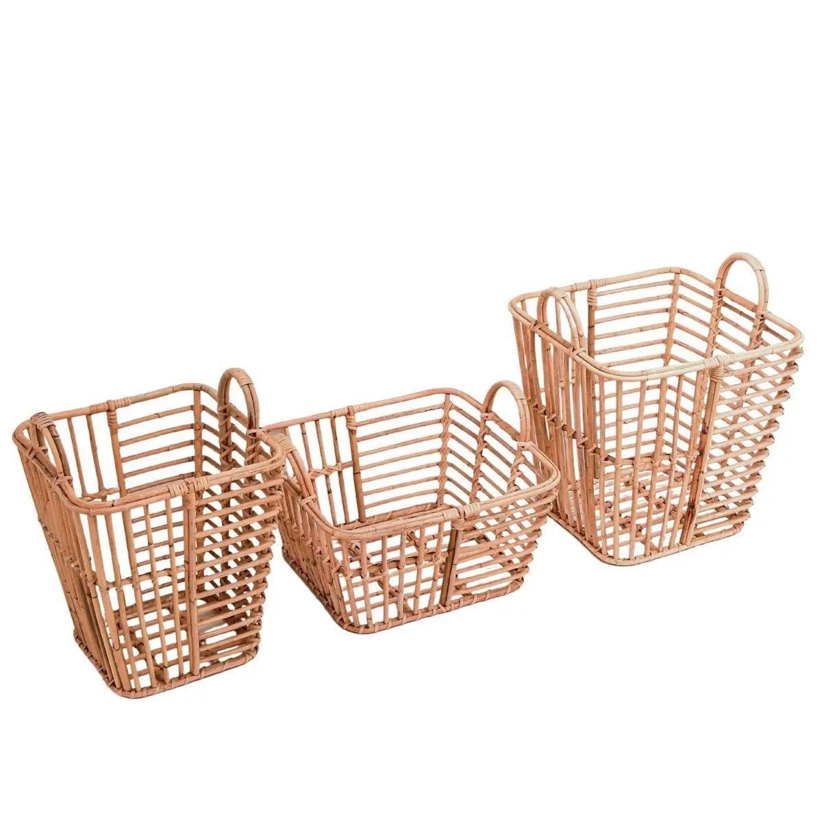 Wasmand, Plantenmand & Opbergmand KUPANG van Rotan | 3 Maten