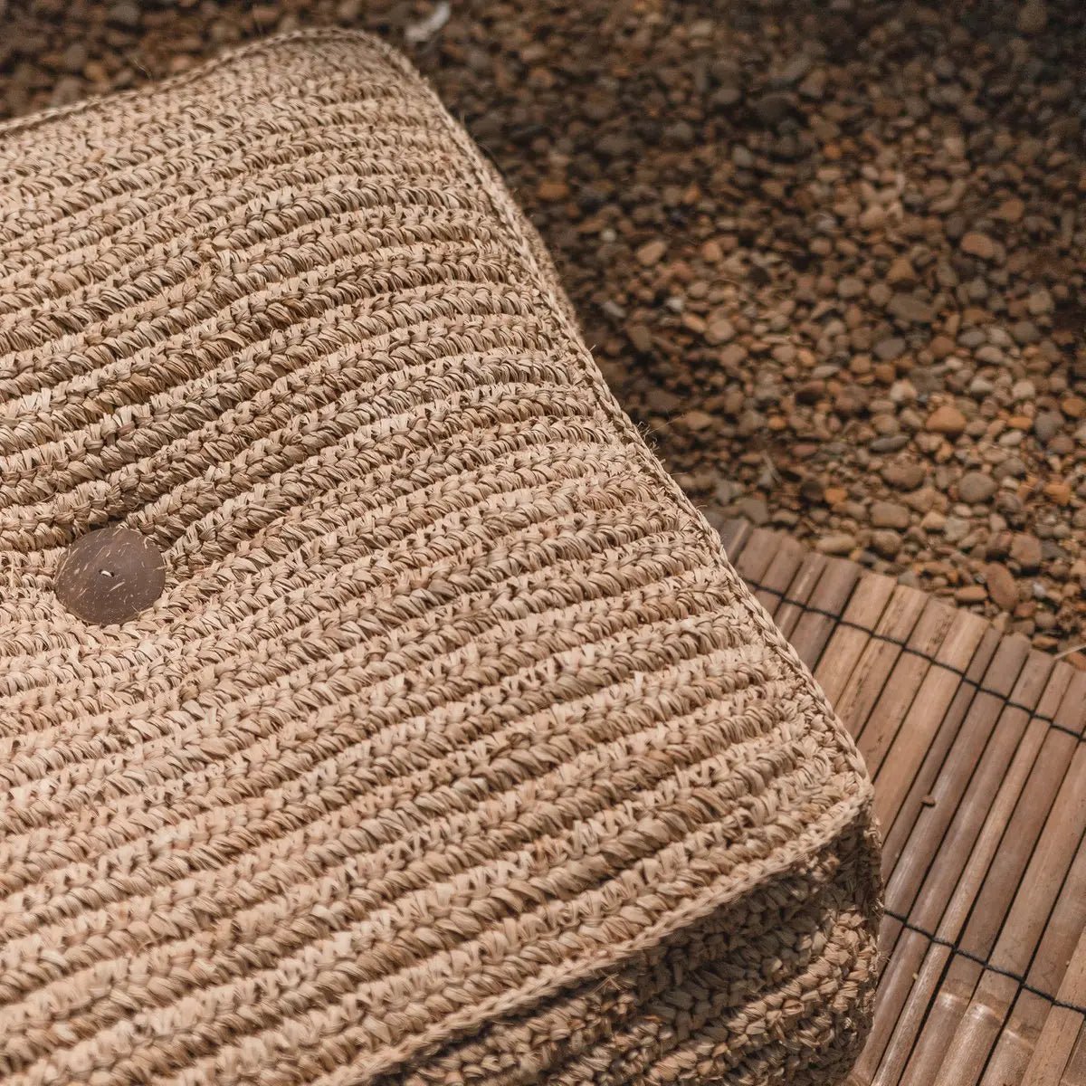 Poef PADAR – Zitzak van Raffia