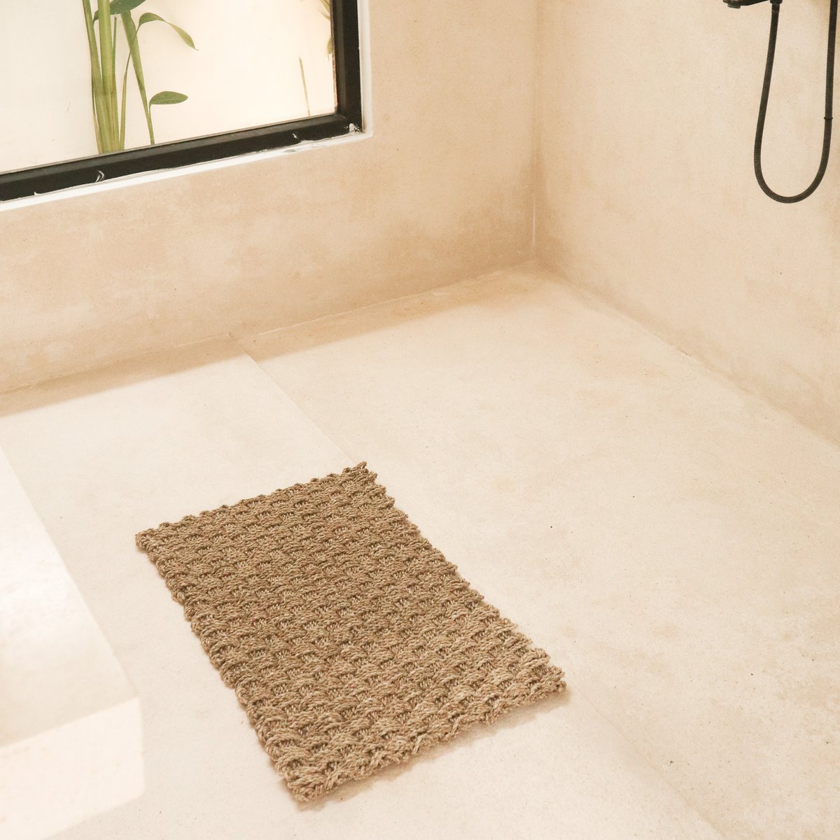 Handgeweven Zeegras Deurmattapijt 72x45 cm – Natuurlijke Vezels | NIRAMA