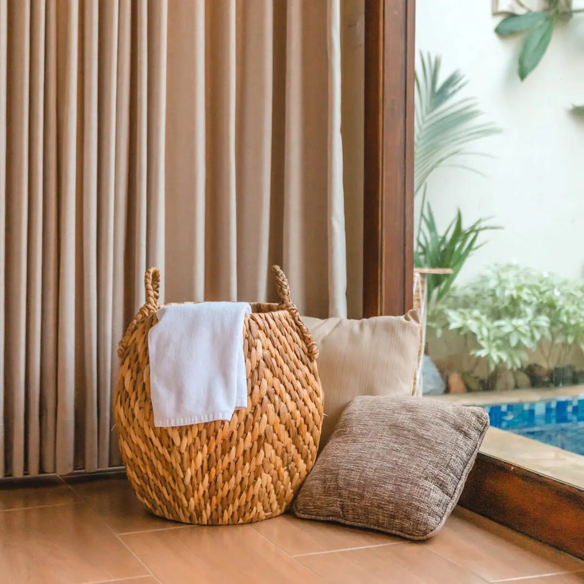 Grote Wasmand WAYAG | Waterhyacint Zigzag