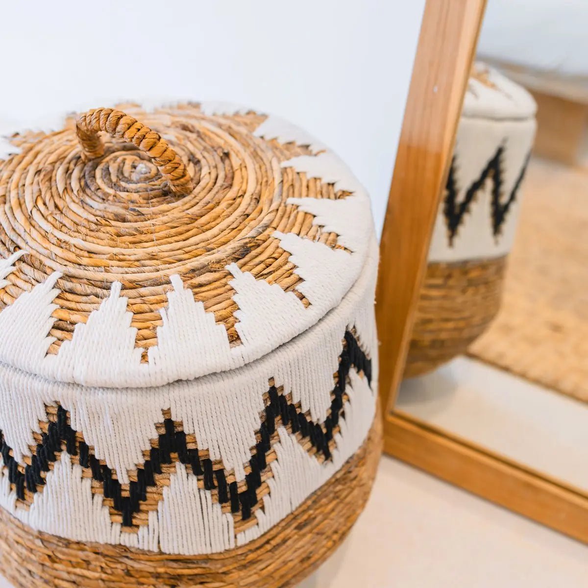 PALEM Ronde Boho Wasmand – 3 Maten