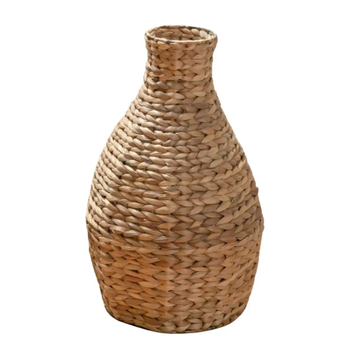 Boho Vaas DAYANA – Naturel, Geweven Waterhyacint