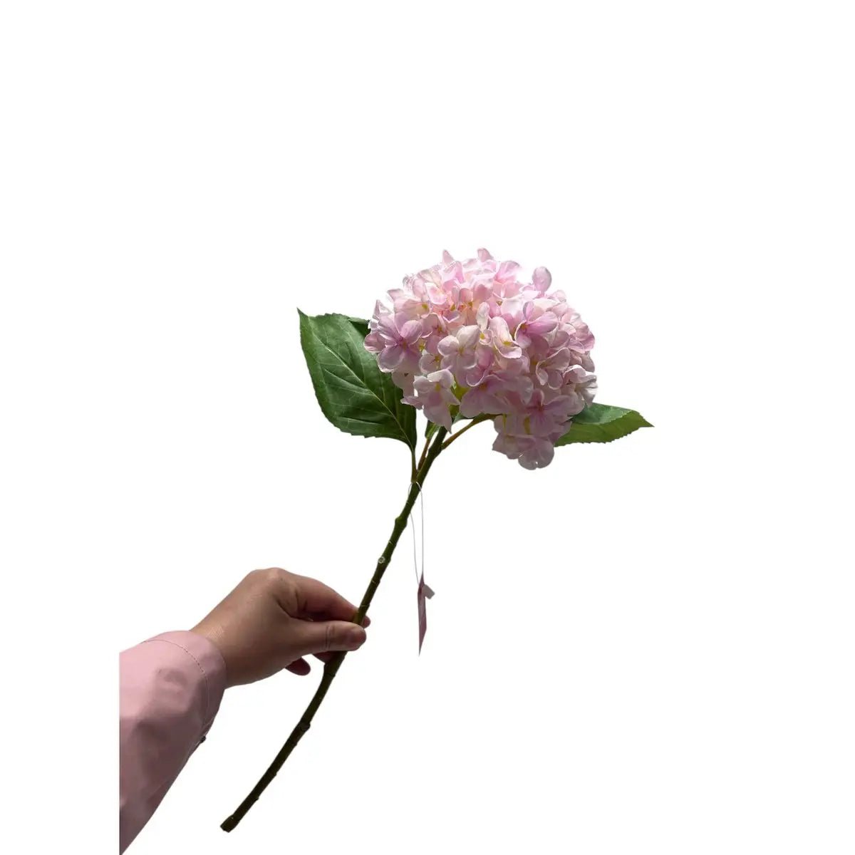 Artificial flowers Hydrangea Macrophylla Light Pink | Zijden kunstbloem | Lengte 50 1stk