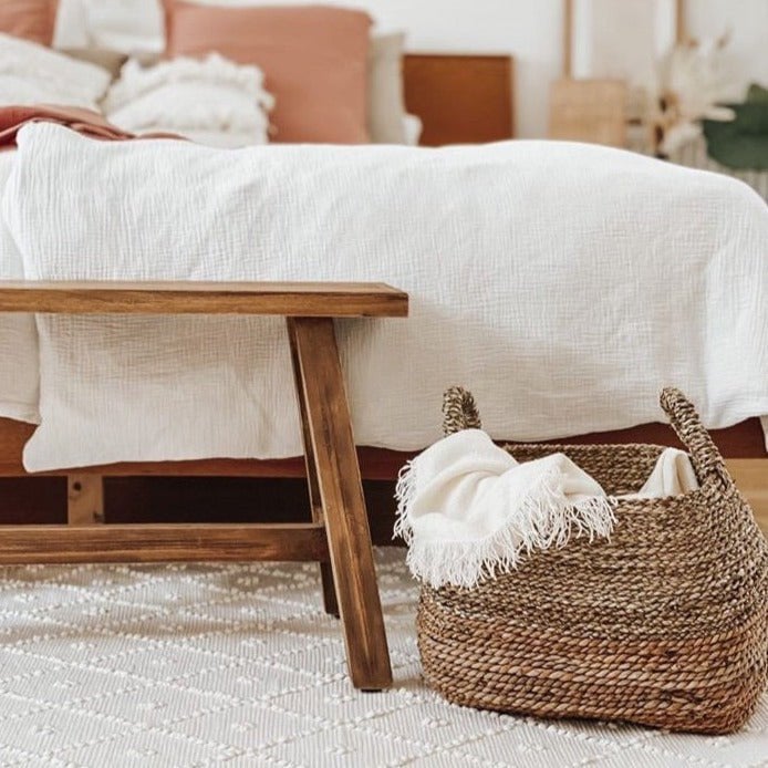 MAJALENGKA Opberg-, Was- & Plantenmand – Bananenvezel & Zeegras 3 Maten