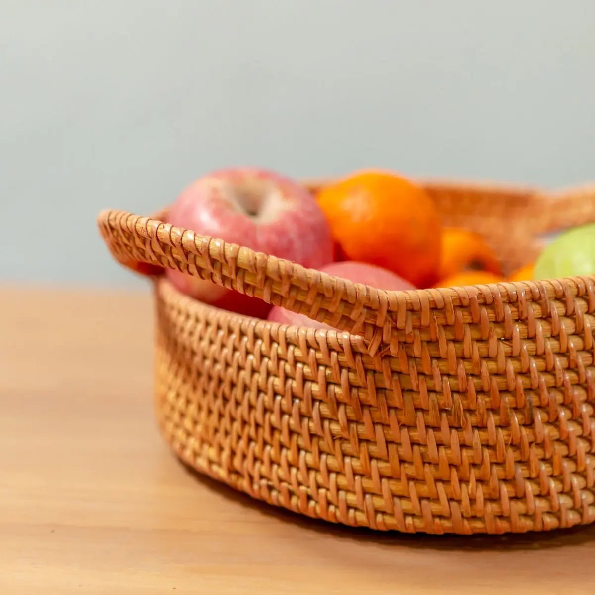 SUWARI Kleine Rotan Opbergmand – Decoratieve Mand 2 Maten