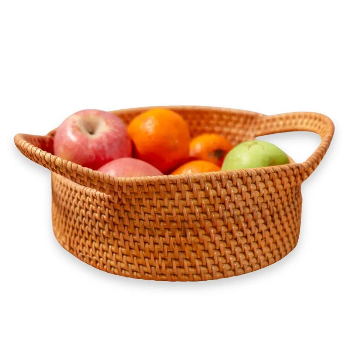 SUWARI Kleine Rotan Opbergmand – Decoratieve Mand 2 Maten
