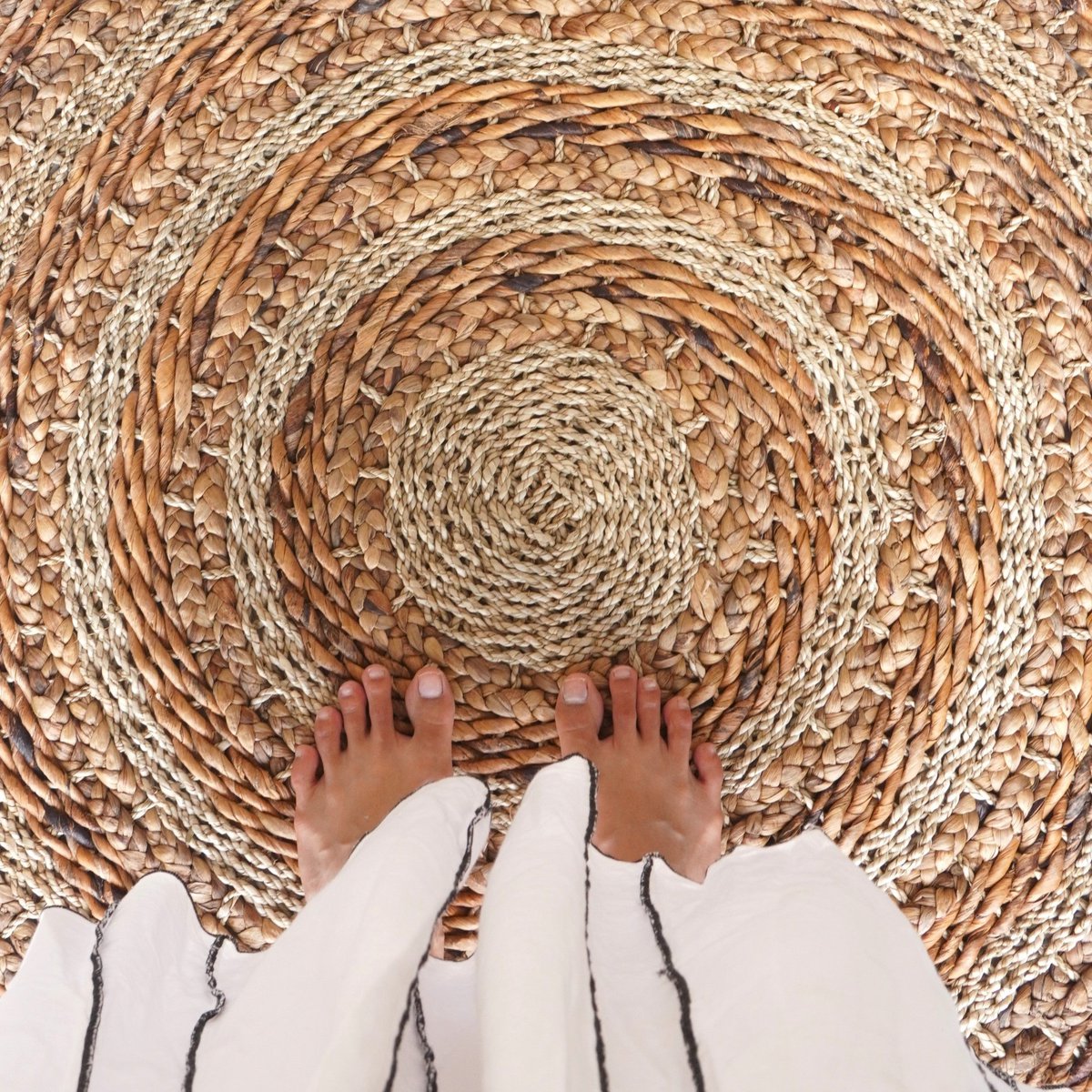 Vloerkleed 100x120 cm met Strepen – POHON Design