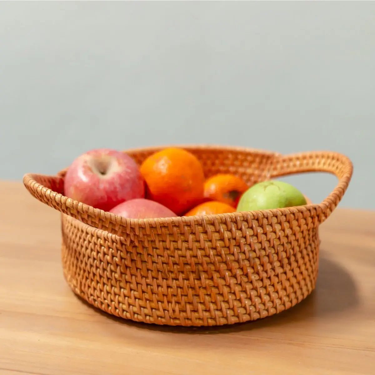 SUWARI Kleine Rotan Opbergmand – Decoratieve Mand 2 Maten