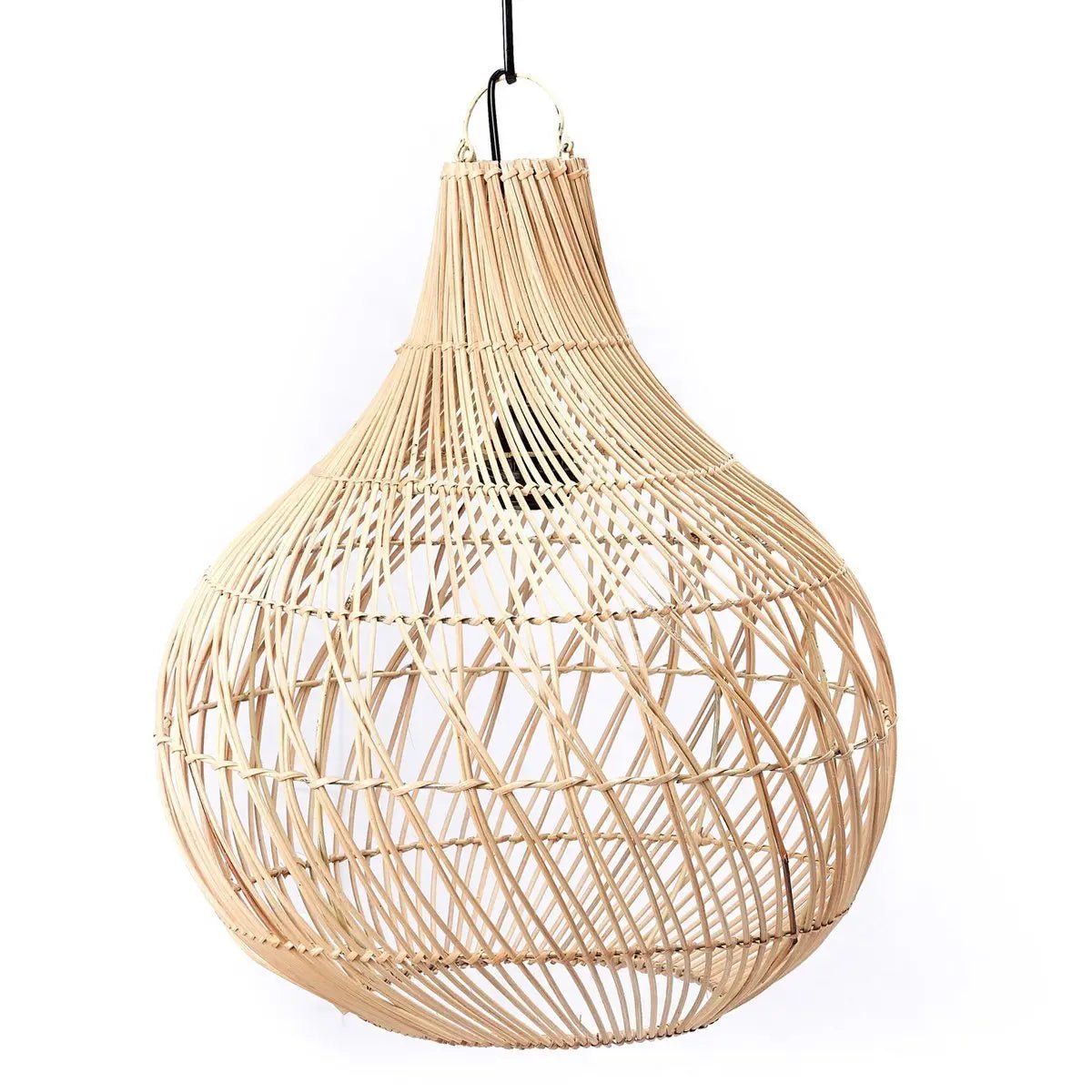 Rotan Hanglamp KENARI – Boho Lampenkap, Handgemaakt