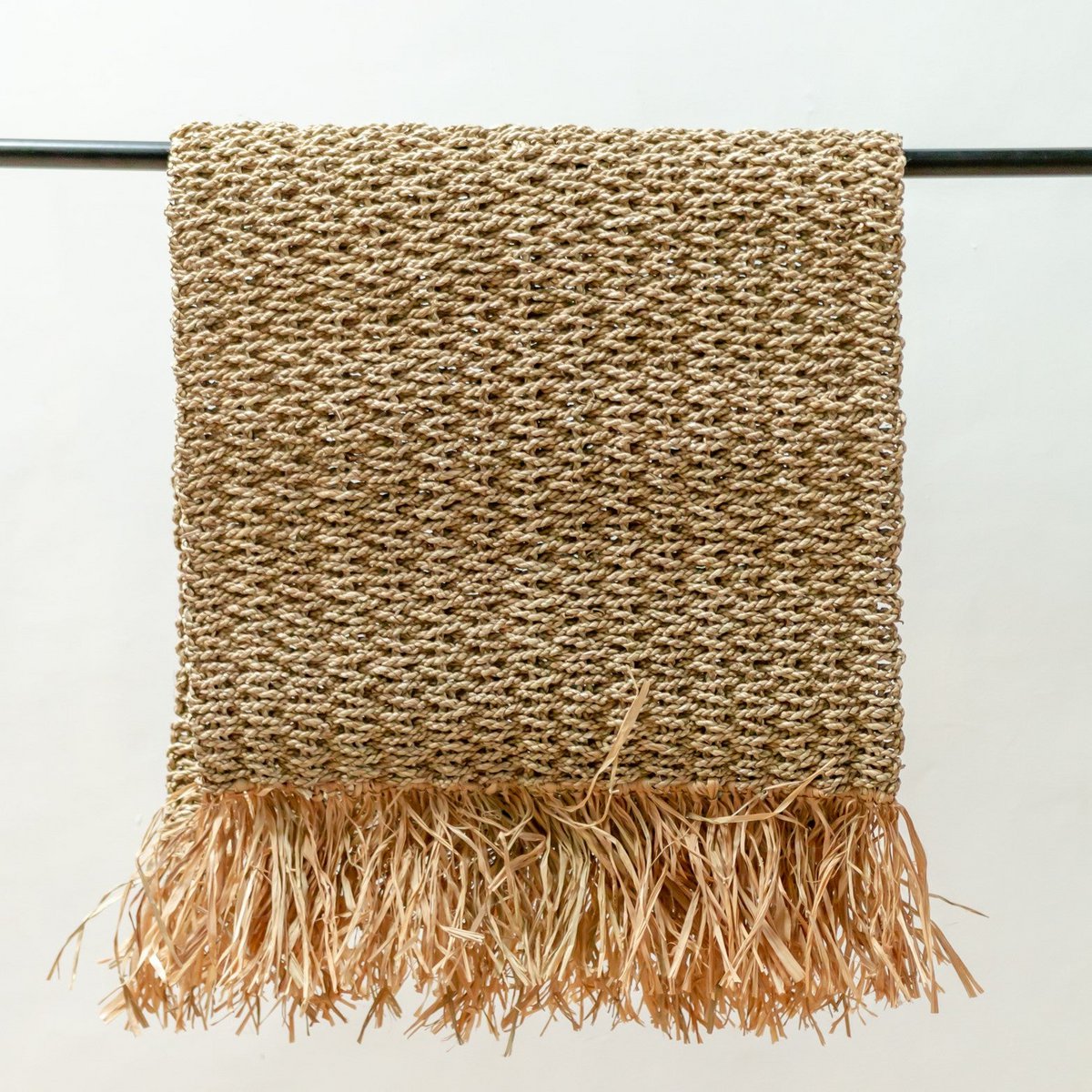 Zeegras Vloerkleed 120x60 cm met Kwastjes – BARA