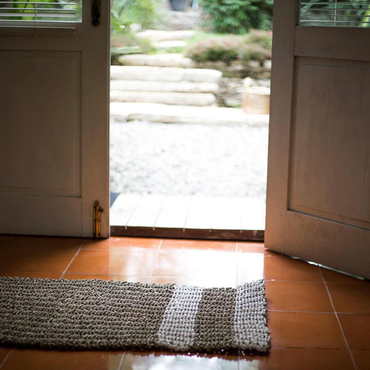 Zeegras Tapijt 120x60 cm – Gestreept Vloerkleed SEWU | Natuurlijk & Handgemaakt