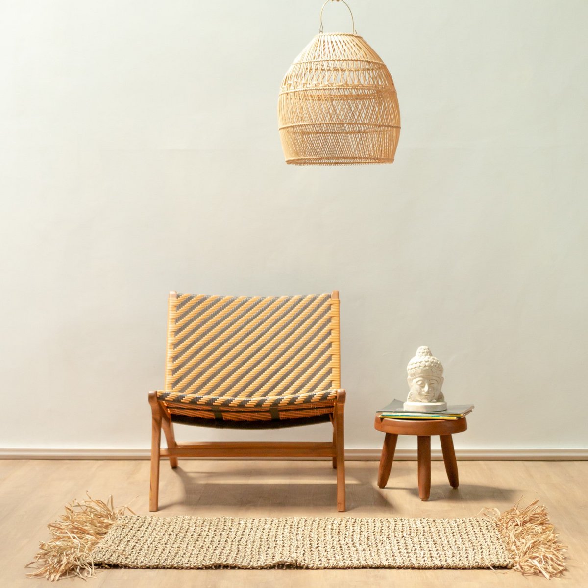 Zeegras Vloerkleed 120x60 cm met Kwastjes – BARA