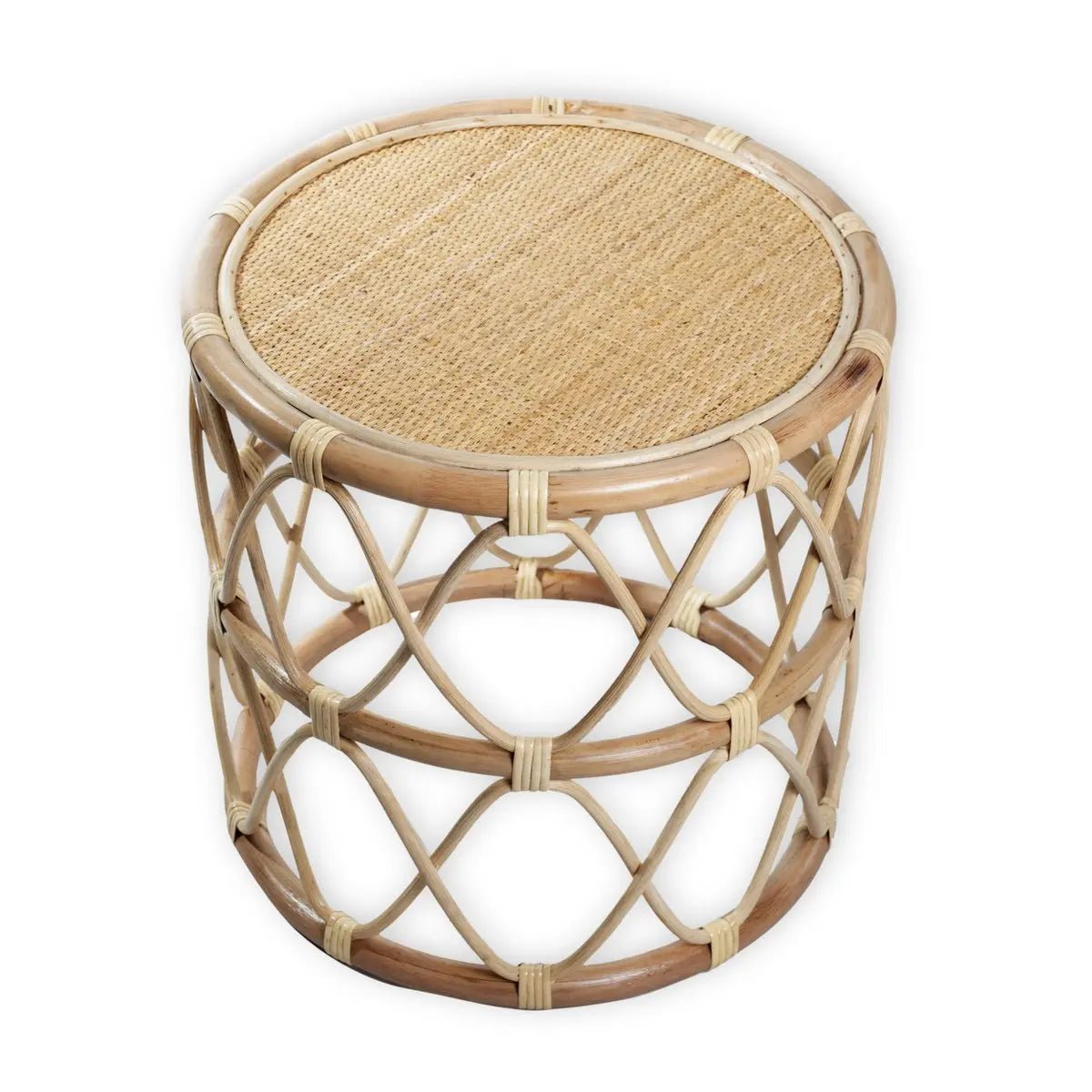Rotan Bijzettafel MUARA – Rond Ø45 cm