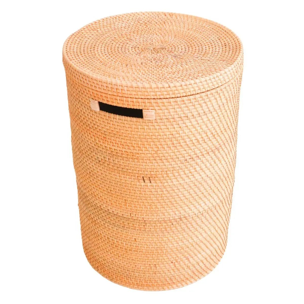 Wasmand met Deksel SARI van Rotan | Opbergmand in 2 Maten