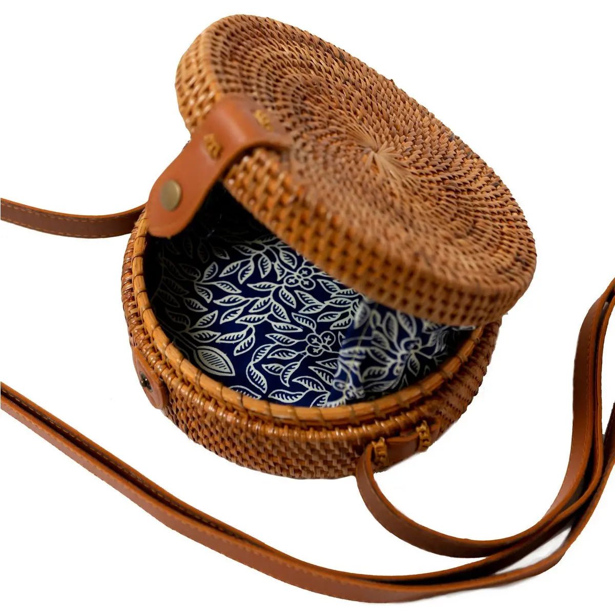 Crossbodytas SENJA van Rattan | Bruine Bali Tas
