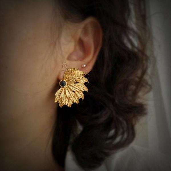 Peacock Wings Oorbellen – Vintage Stijl &amp; Uniek Design