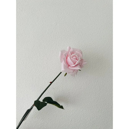 Hand Touch Rose 72cm Light pink 2STUKS