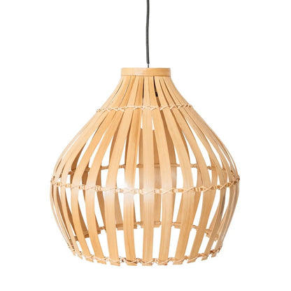 Bamboe Hanglamp KIRMA | Klokvormige Handgemaakte Lampenkap Ø 45 cm