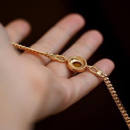 Kettingarmband met tijgeroogsteen