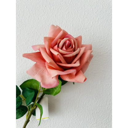 Hand Touch Rose 72cm ROZE 2STUKS