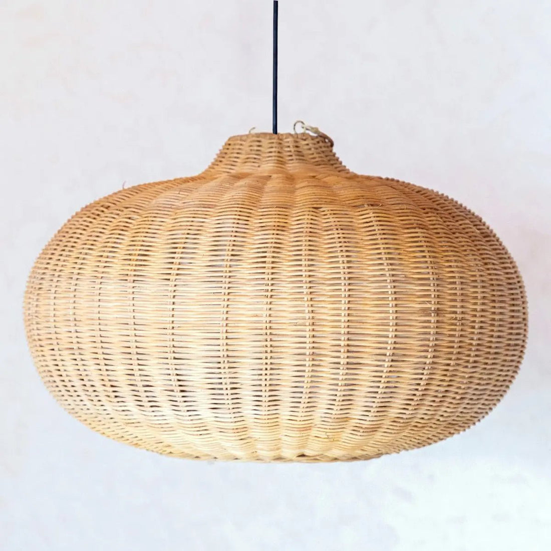 Anjani Grote Rotan Lampenkap – Boho Hanglamp Ø56 cm Handgemaakt