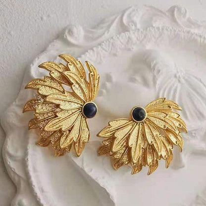 Peacock Wings Oorbellen – Vintage Stijl &amp; Uniek Design