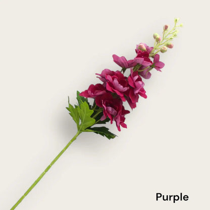 Ridderspoor | Zijden kunstbloem | Lengte 72cm  1stk