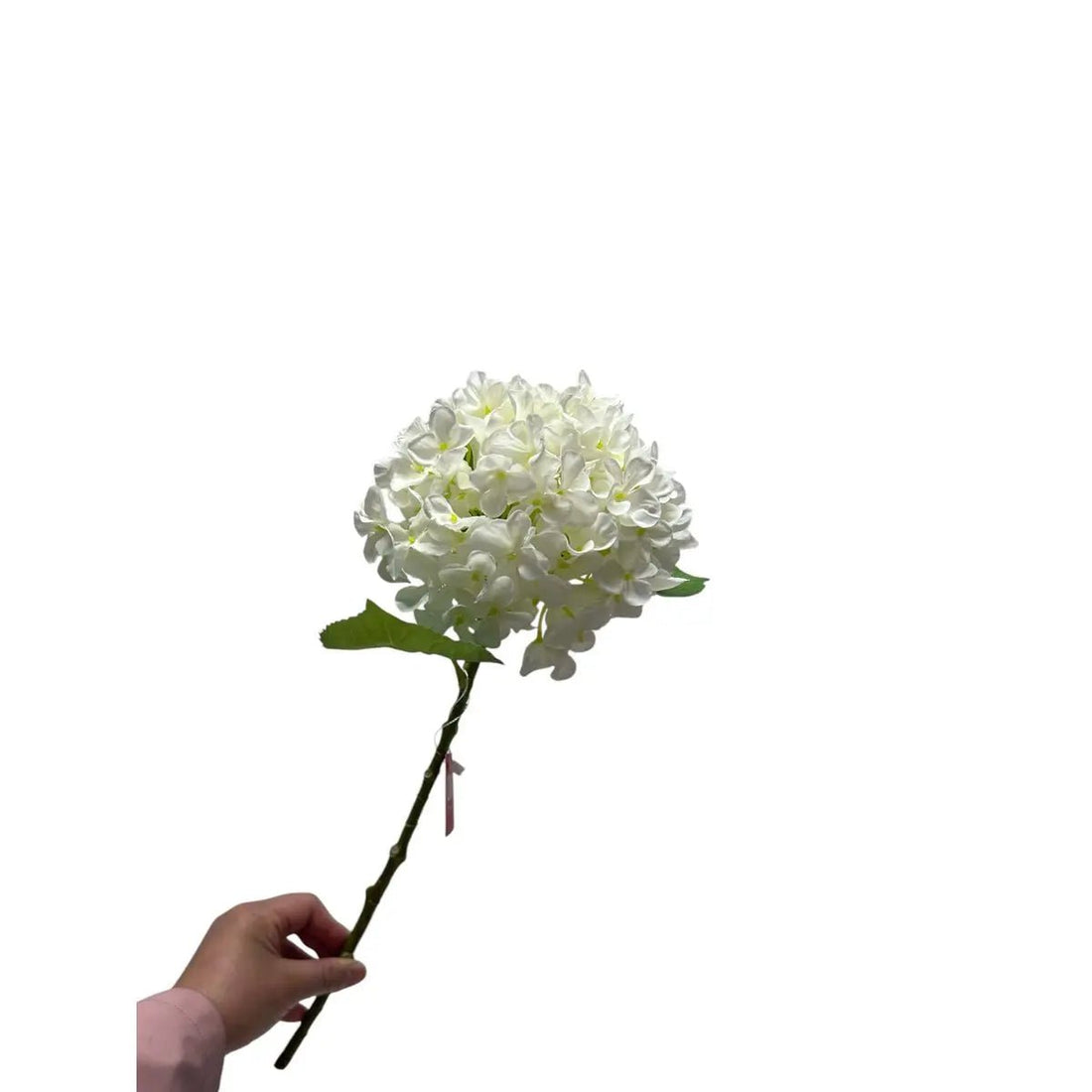 Artificial flowers Hydrangea Macrophylla White | Zijden kunstbloem | Lengte 50 1stk