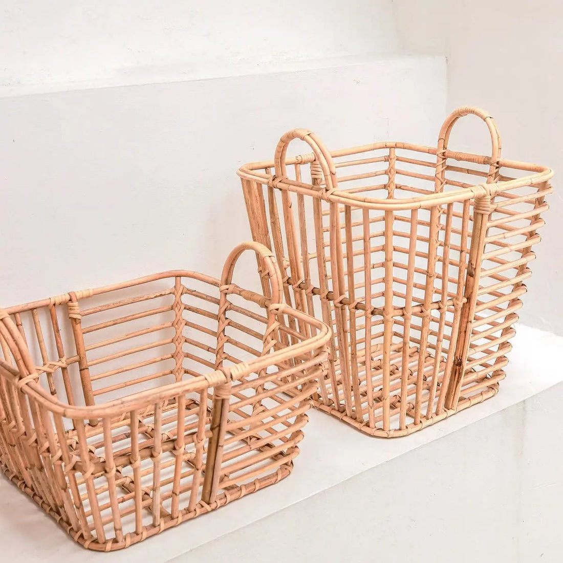 Wasmand, Plantenmand &amp; Opbergmand KUPANG van Rotan | 3 Maten
