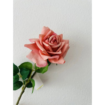Hand Touch Rose 72cm ROZE 2STUKS