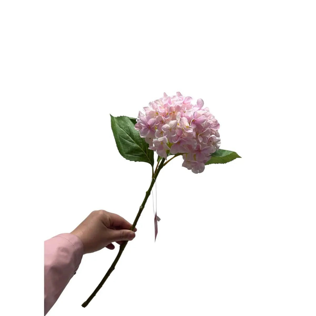 Artificial flowers Hydrangea Macrophylla Light Pink | Zijden kunstbloem | Lengte 50 1stk