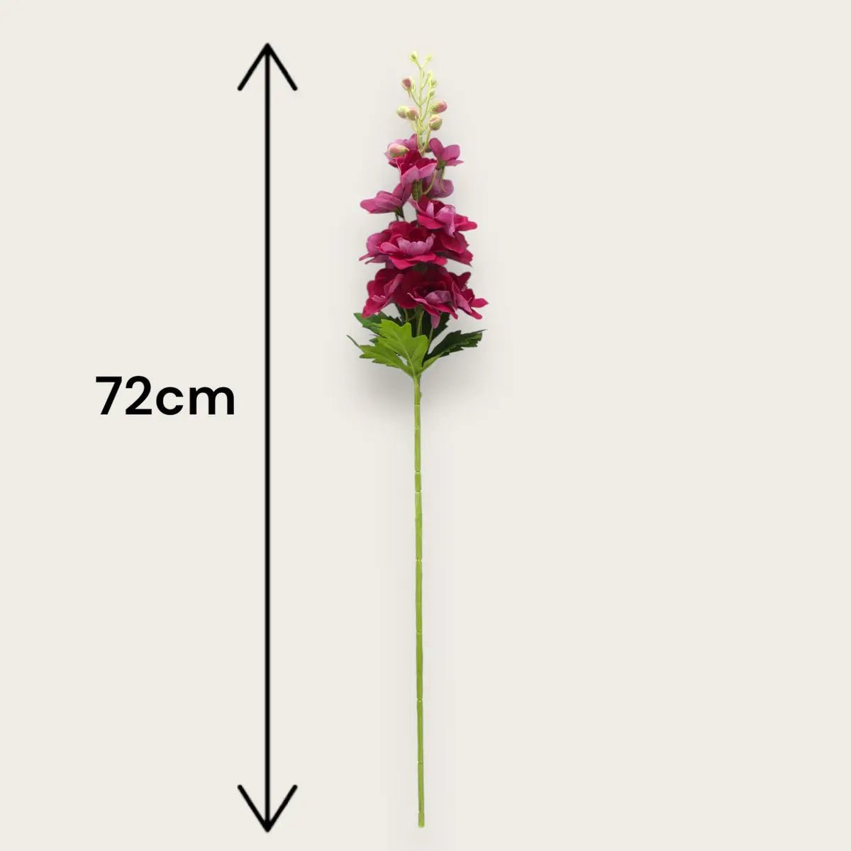 Ridderspoor | Zijden kunstbloem | Lengte 72cm  1stk