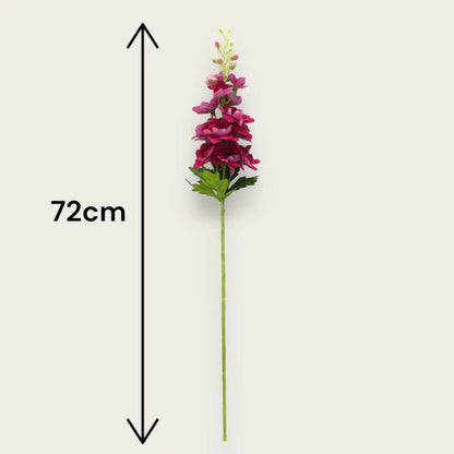 Ridderspoor | Zijden kunstbloem | Lengte 72cm  1stk