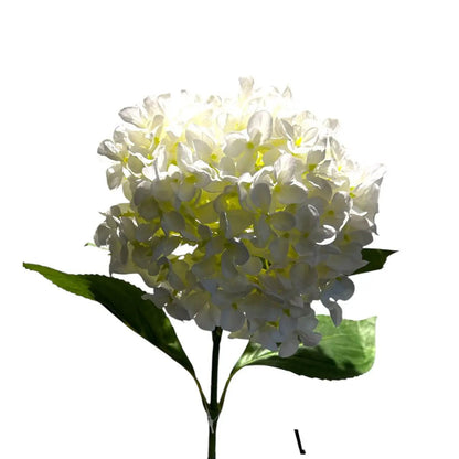 Kortstengelige frisse hortensia | Zijden kunstbloem | Lengte 47cm  1stk