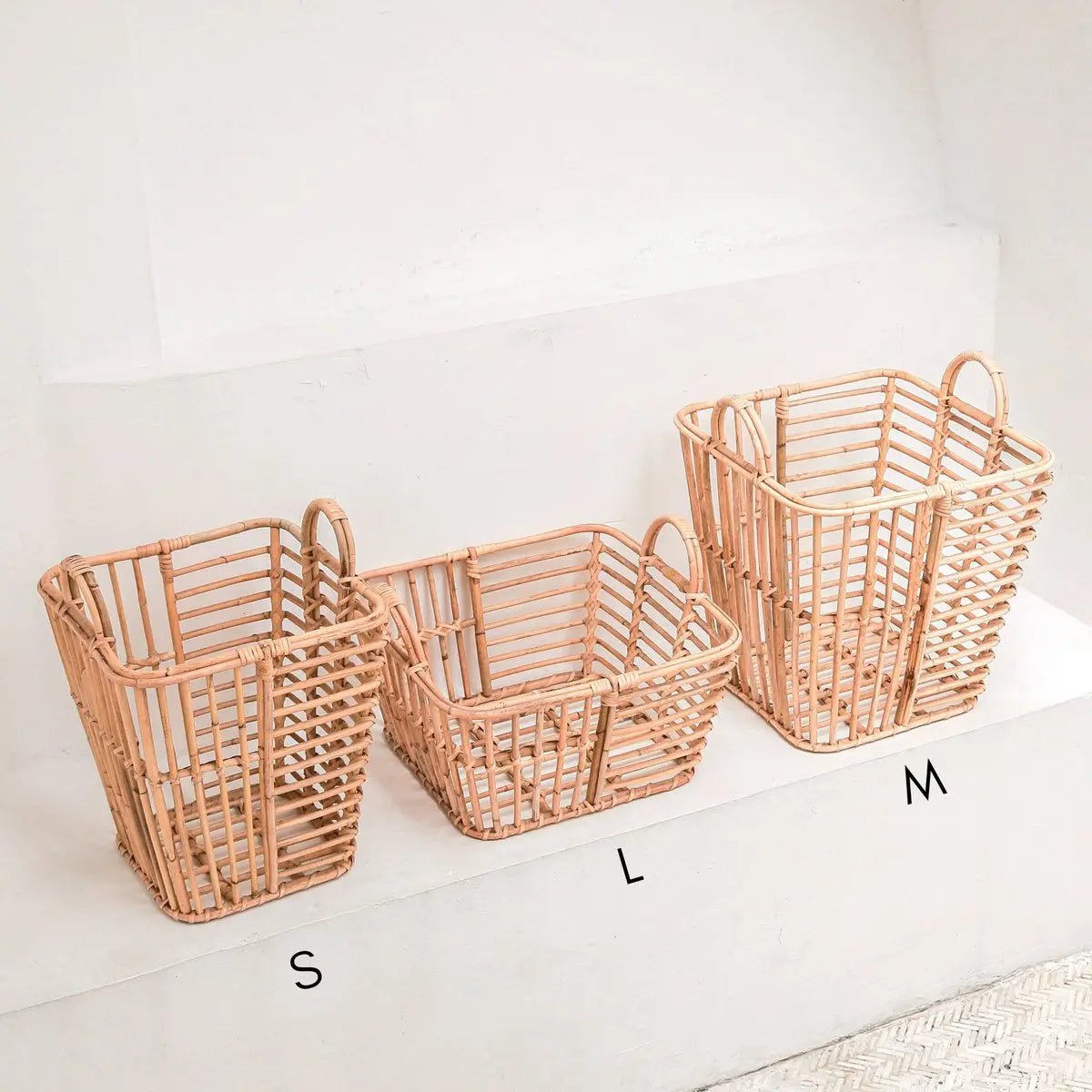 Wasmand, Plantenmand &amp; Opbergmand KUPANG van Rotan | 3 Maten