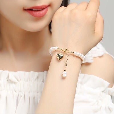 Zoetwater parel kralen armband