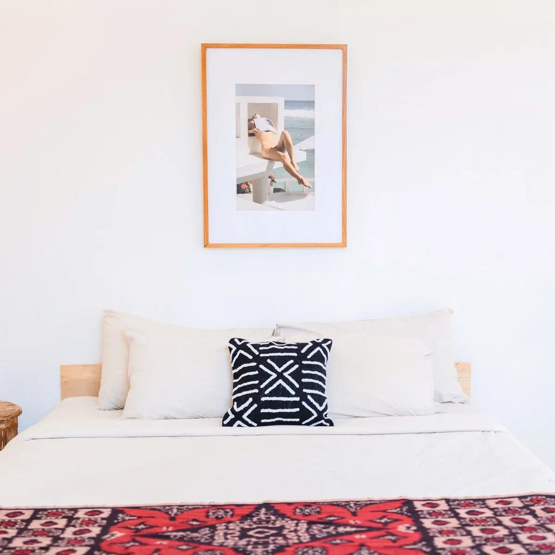 Kussenhoes BIMA – Handgemaakt Boho Zwart, 2 Maten