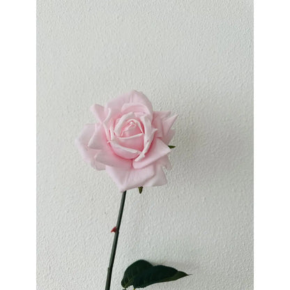 Hand Touch Rose 72cm pink 2STUKS