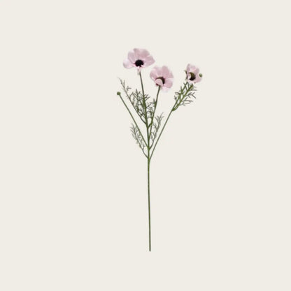 3D real touch chrysanthemum pink | Zijden kunstbloem | Lengte 52cm  1stk
