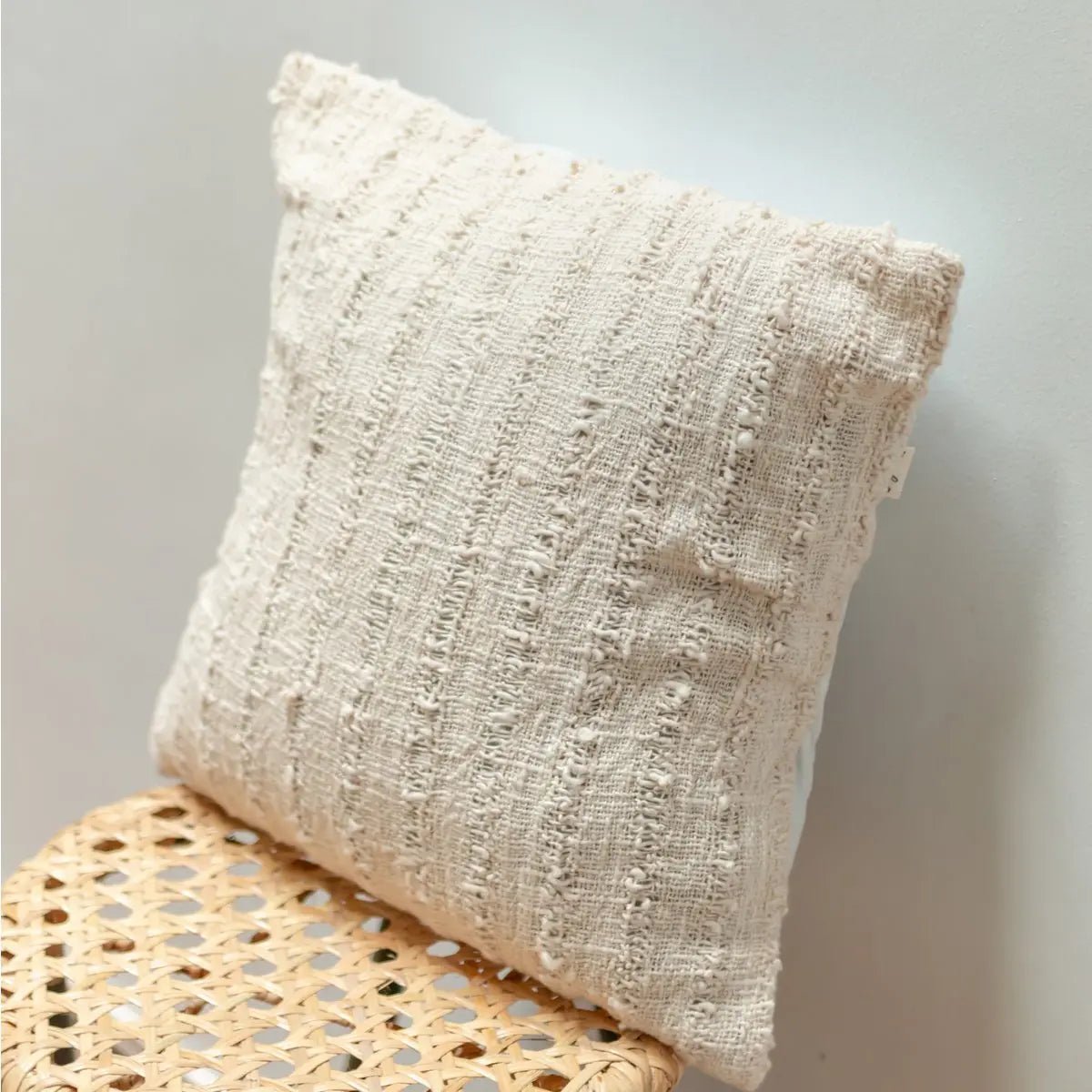 Kussensloop 40x40 cm of 50x50 cm Handgeweven | Decoratief Kussen | Bankkussen RAHAYU Gemaakt van Katoen