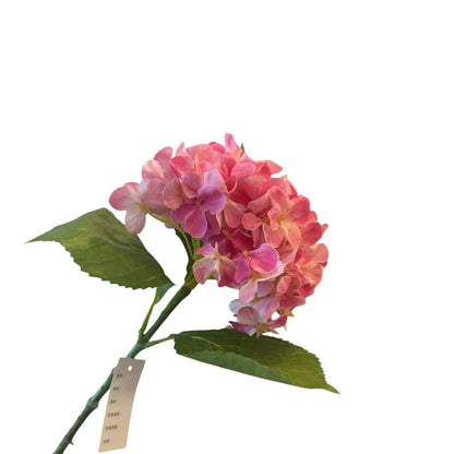 Kortstengelige frisse hortensia | Zijden kunstbloem | Lengte 47cm  1stk