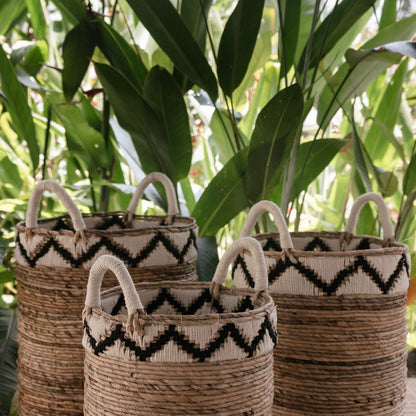 DALU Mandje, Was- &amp; Plantenmand – Gemaakt van Bananenvezel (3 Maten)