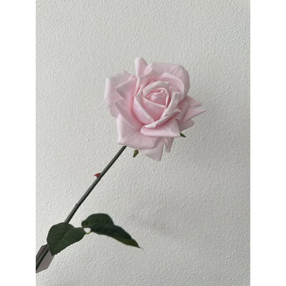 Hand Touch Rose 72cm pink 2STUKS