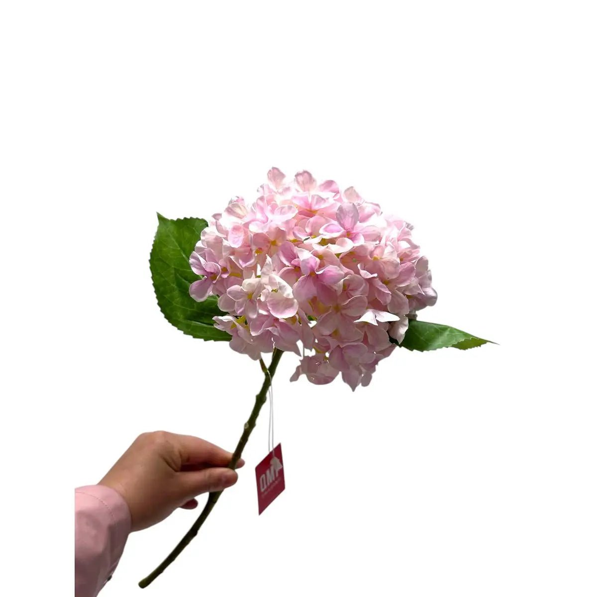 Artificial flowers Hydrangea Macrophylla Light Pink | Zijden kunstbloem | Lengte 50 1stk