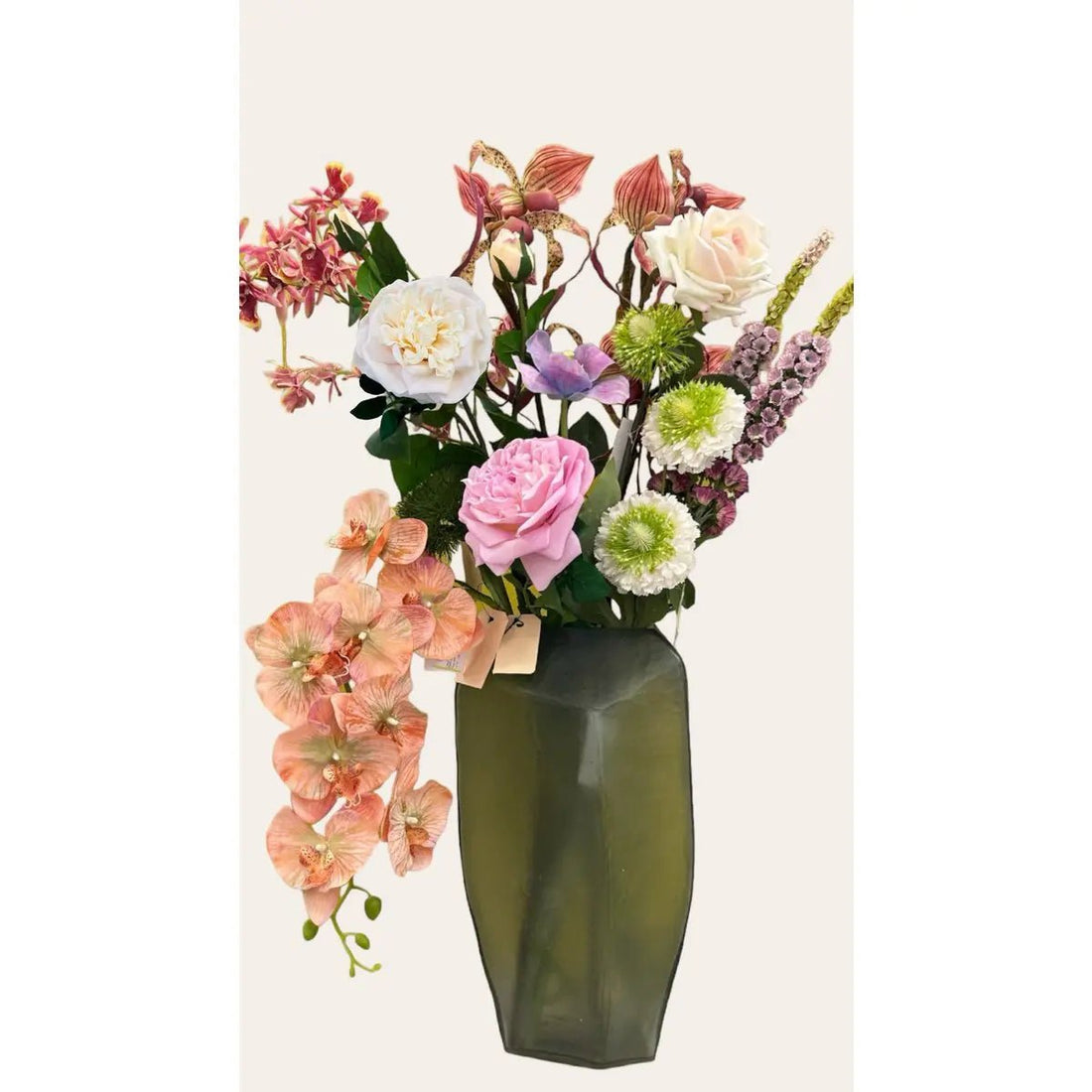 Hand Touch Rose72cm Champagne 2STUKS