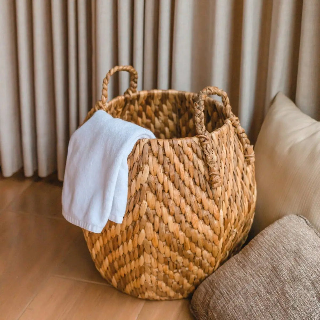 Grote Wasmand WAYAG | Waterhyacint Zigzag