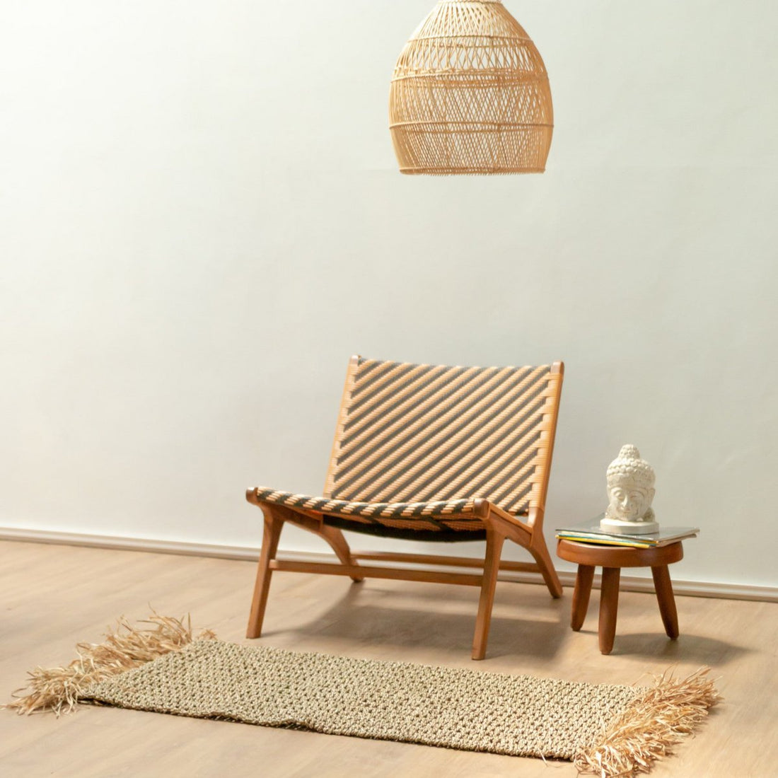 Zeegras Vloerkleed 120x60 cm met Kwastjes – BARA