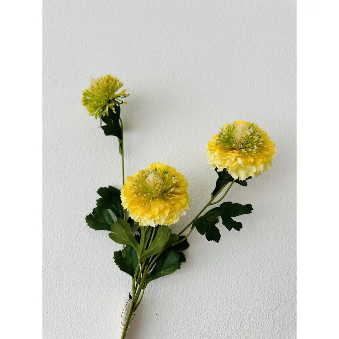 Scabiosa  kunstbloem H80cm centimeter 2STUKS ROOD