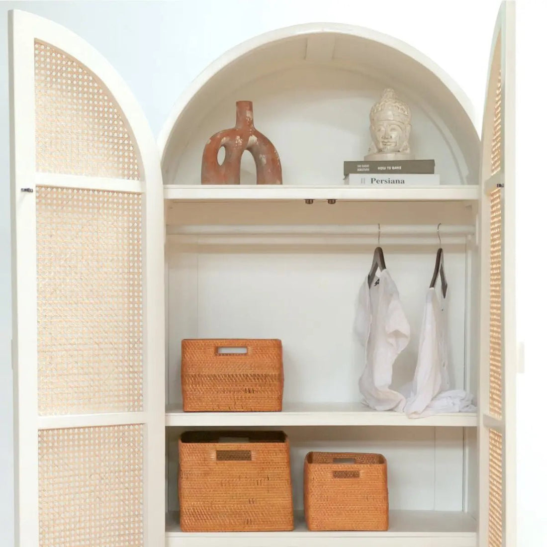 Plankmand WARSA van Rotan | Kranten- & Opbergmand Bruin | Handgeweven (3 Maten)