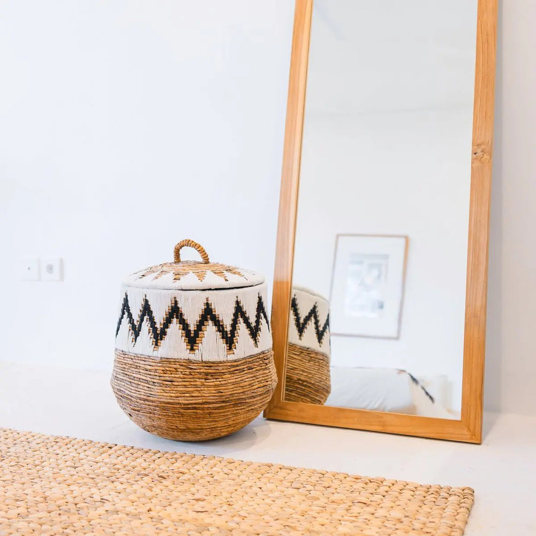 PALEM Ronde Boho Wasmand – 3 Maten